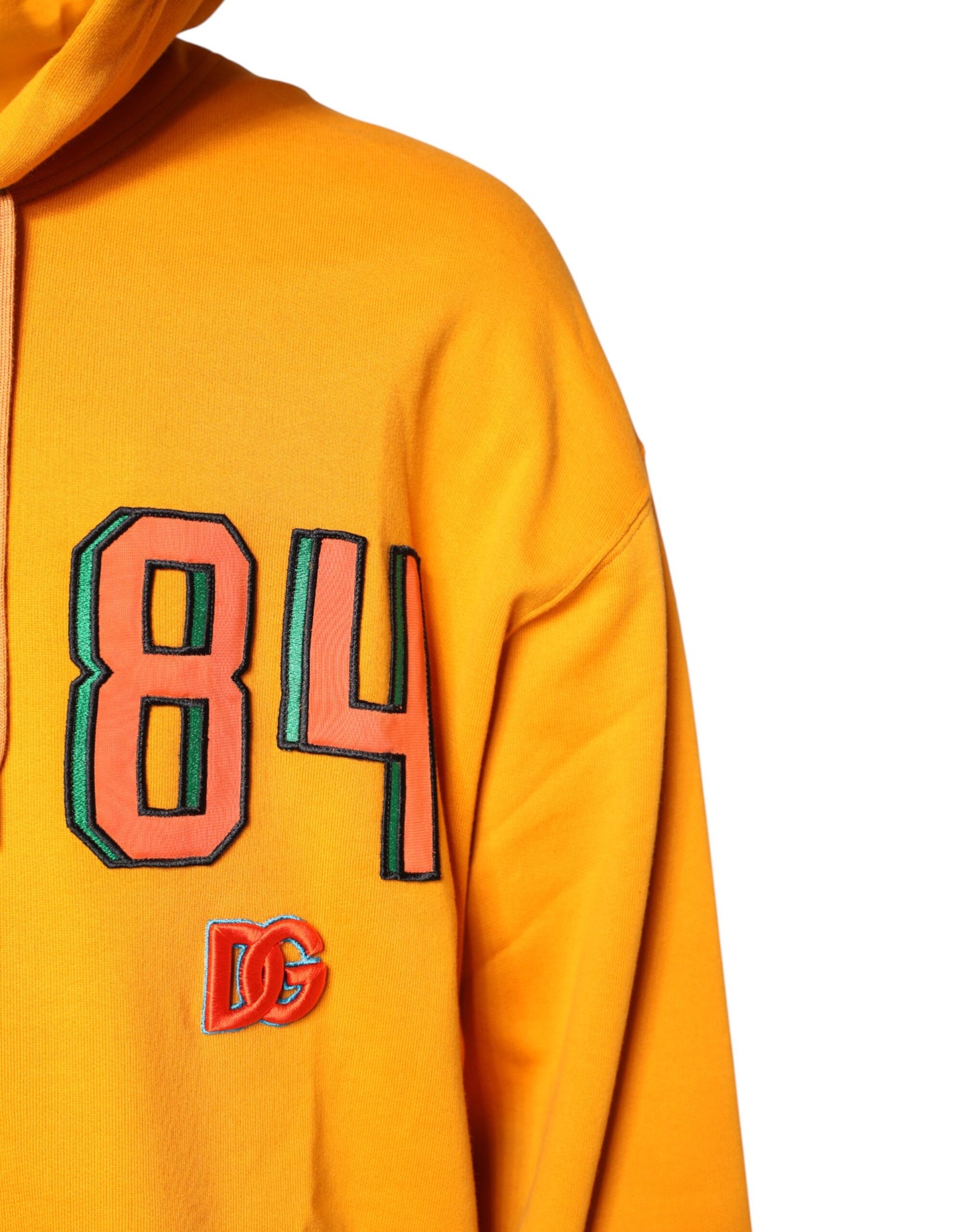 Yellow Full Zip Hooded Sweatshirt Sweater