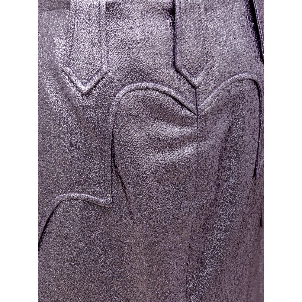 Purple Polyamide Skirt