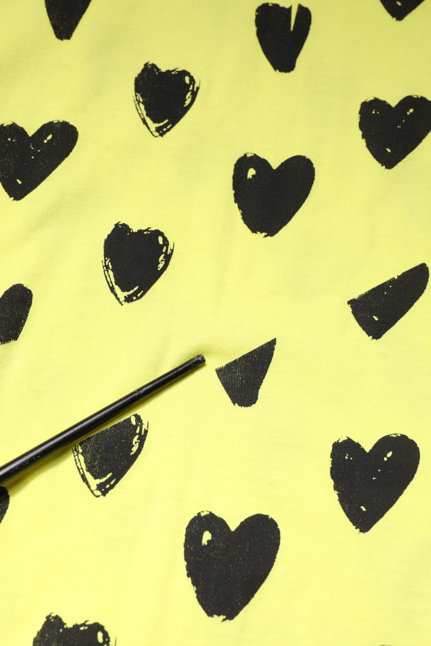 Yellow Cotton Sleeveless DG Heart T-shirt