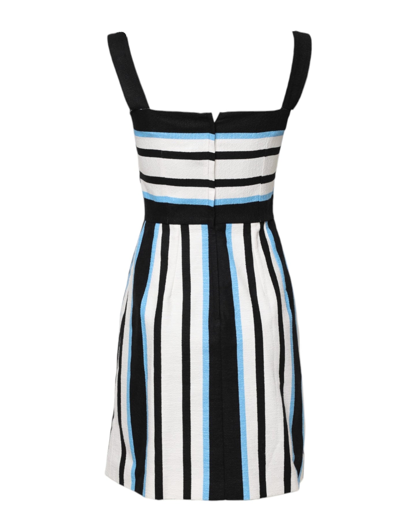 Multicolor Stripe Cashmere Sleeveless Dress