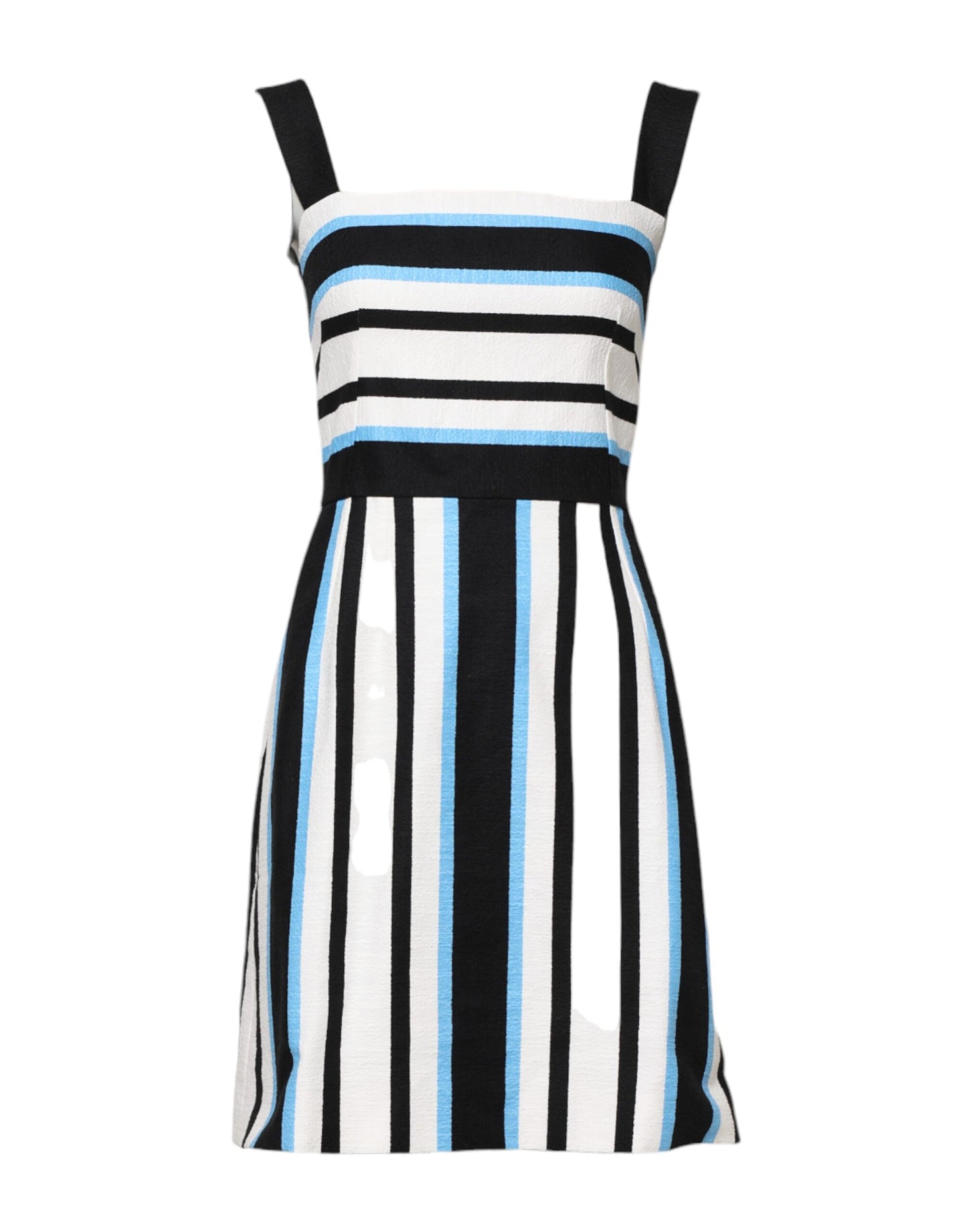 Multicolor Stripe Cashmere Sleeveless Dress