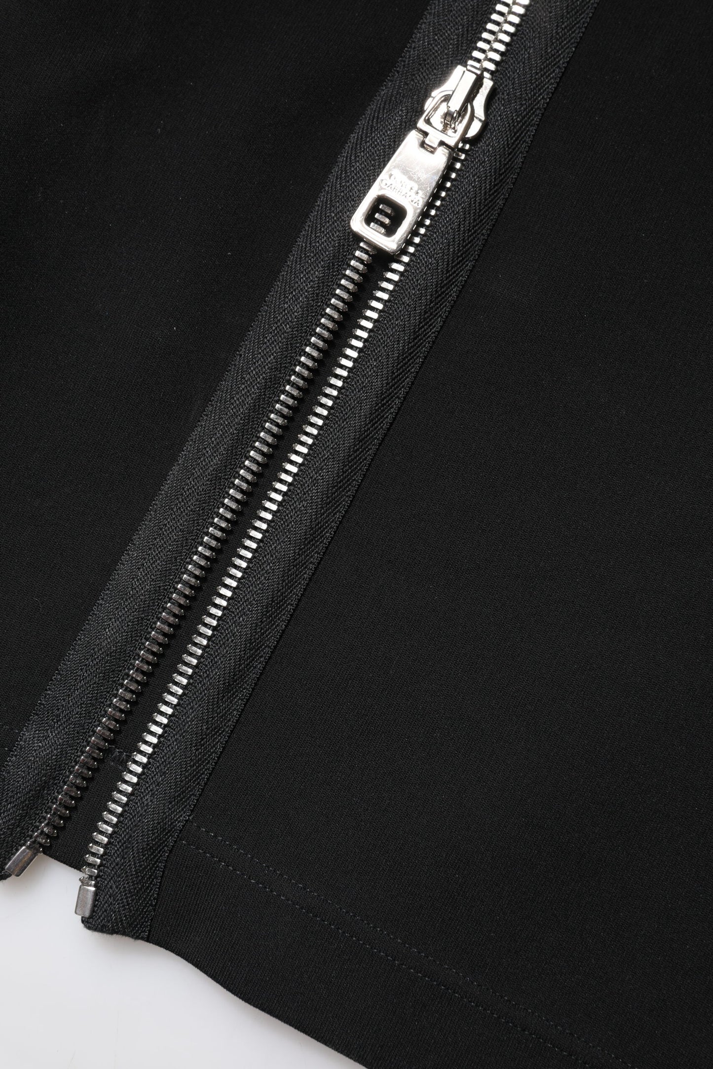 Black Viscose One Shoulder Zipper Sheath Dress