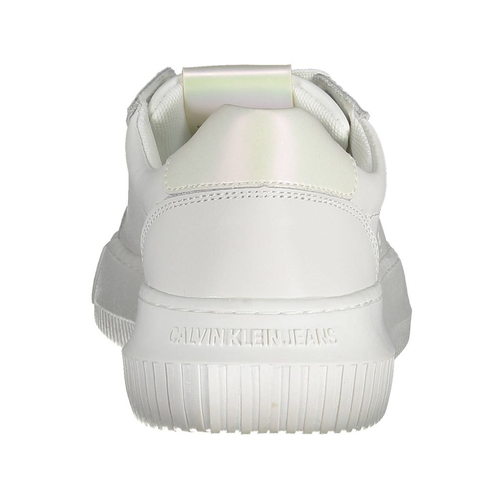 Calvin Klein White Polyester Sneaker