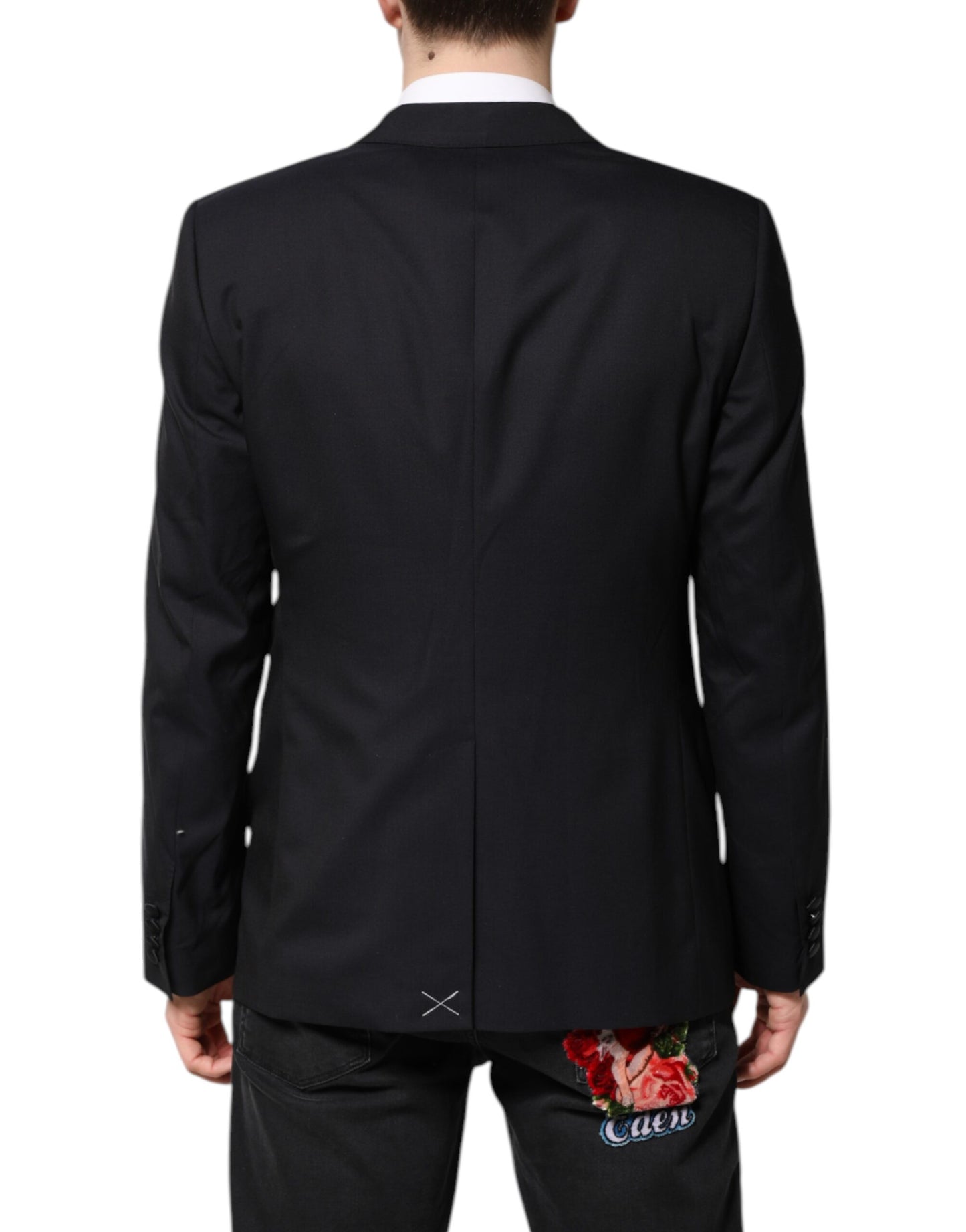 Dolce & Gabbana Dark Blue MARTINI Wool Suit 2 Piece Jacket