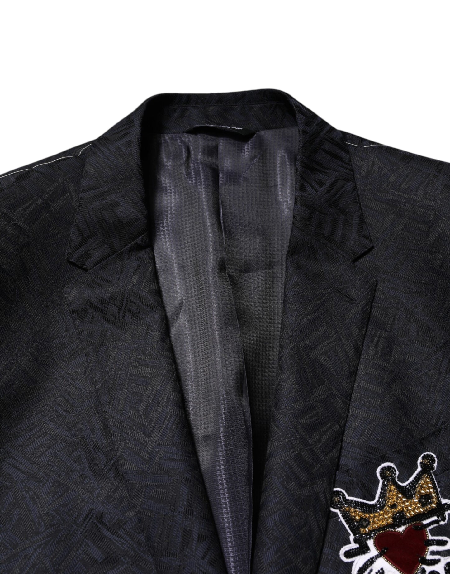 Black MARTINI King Skeleton 2 Piece Suit