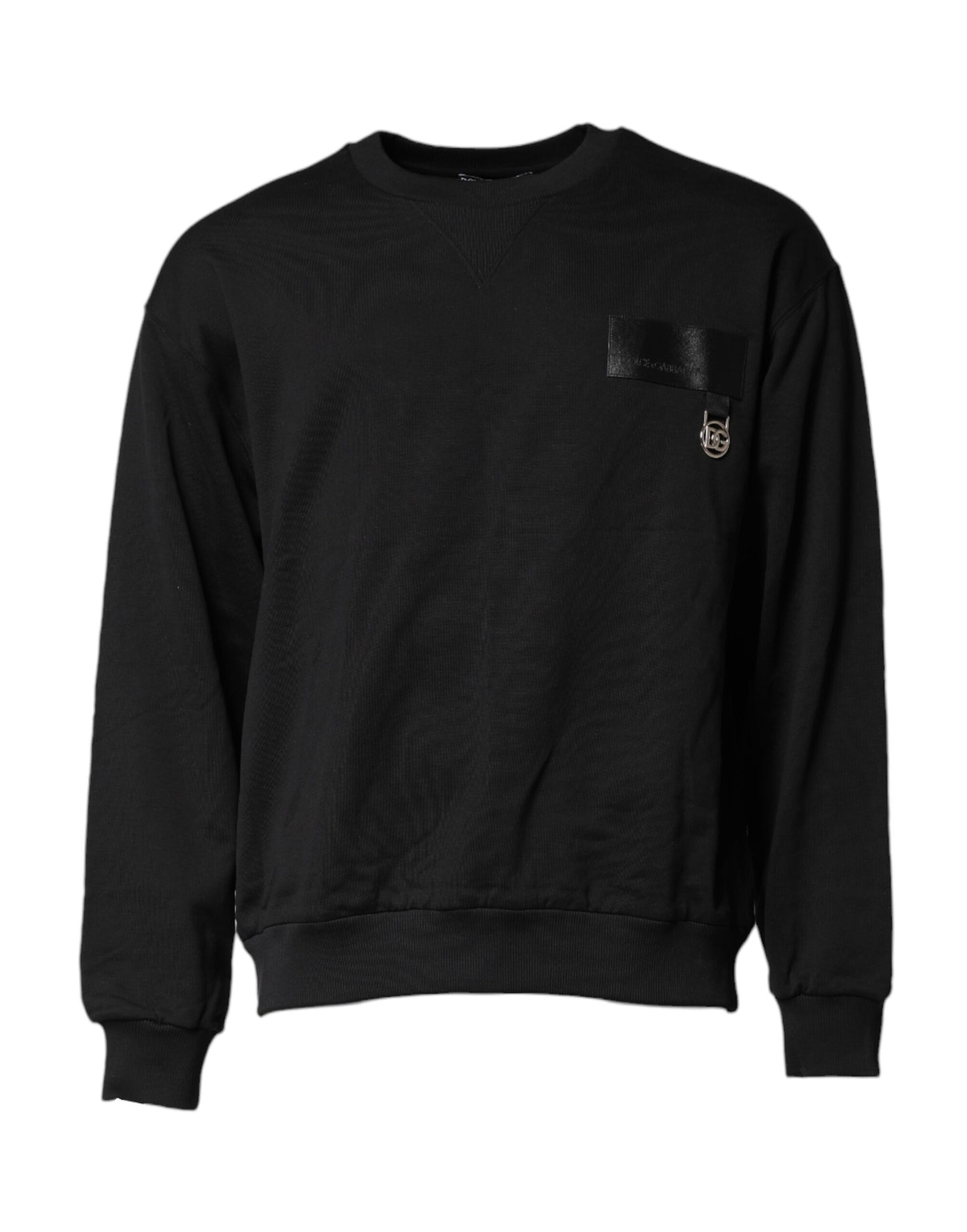 Dolce & Gabbana Black DG Logo Crew Neck Sweatshirt Sweater