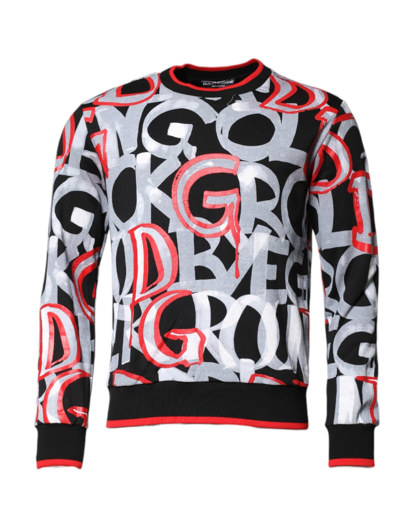 Multicolor Logo Monogram Crew Neck Sweater