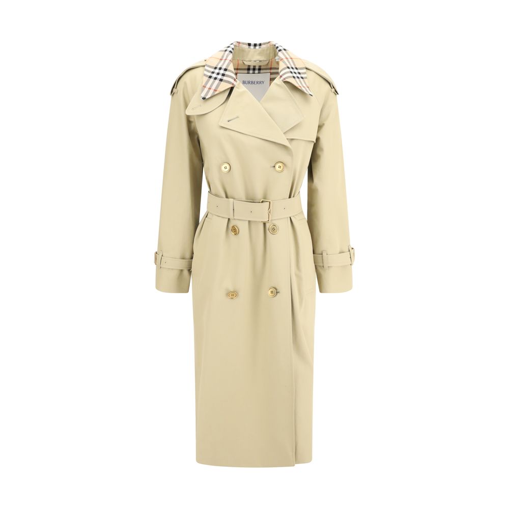 Castleford Trench Coat with Archive Check collar