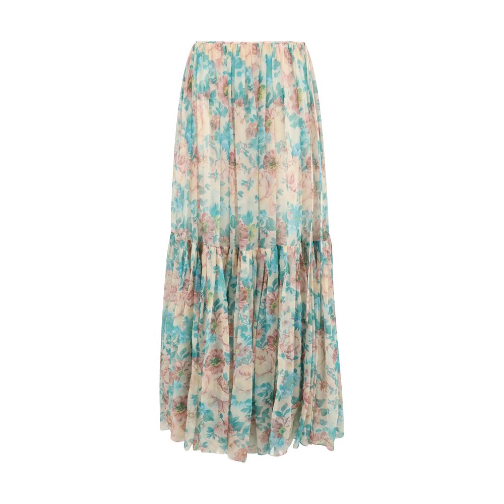 Long floral Skirt