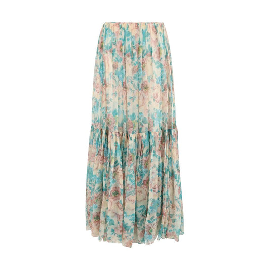 Long floral Skirt