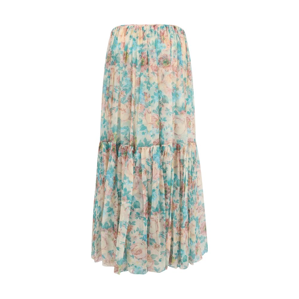 Long floral Skirt