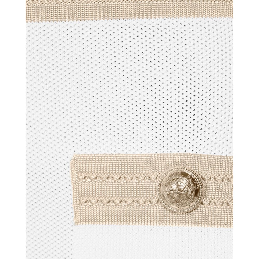 White Viscose Women's Dress