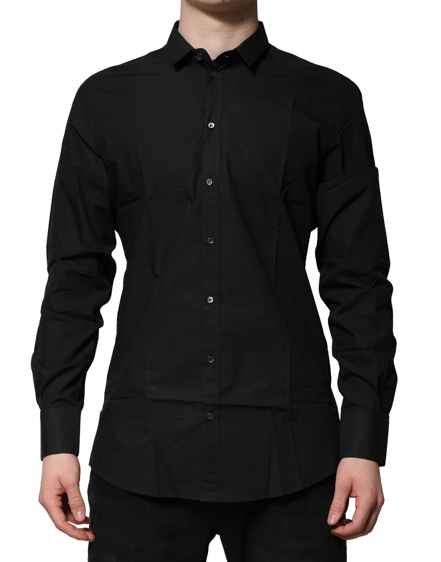 Black GOLD Long Sleeves Dress Formal Shirt