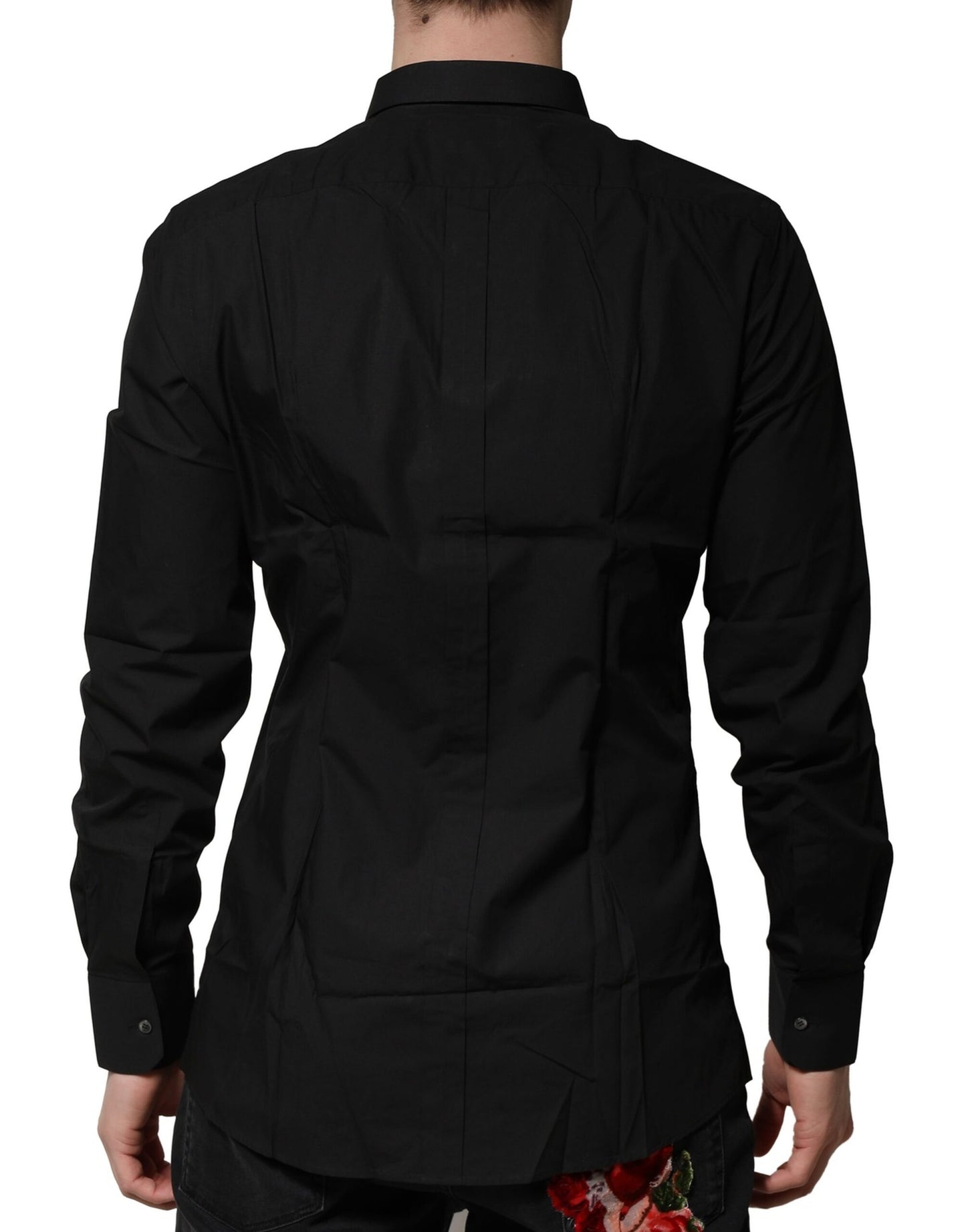 Black GOLD Long Sleeves Dress Formal Shirt