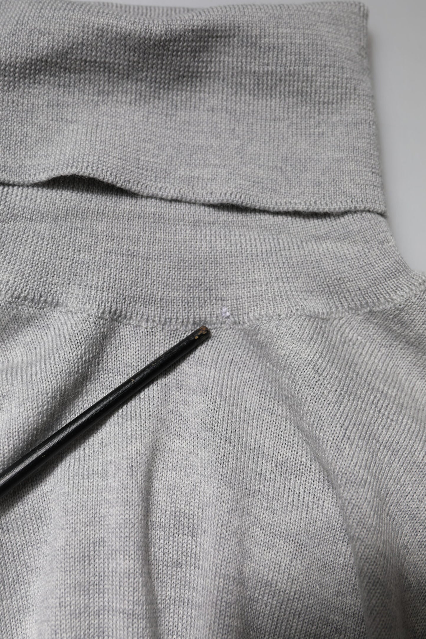 Dolce & Gabbana Gray Long Sleeve Turtleneck Pullover Sweater