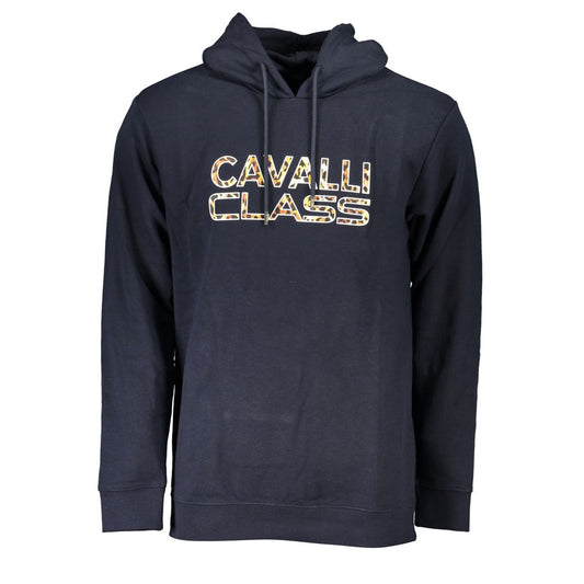 Cavalli Class Blue Cotton Sweatshirt