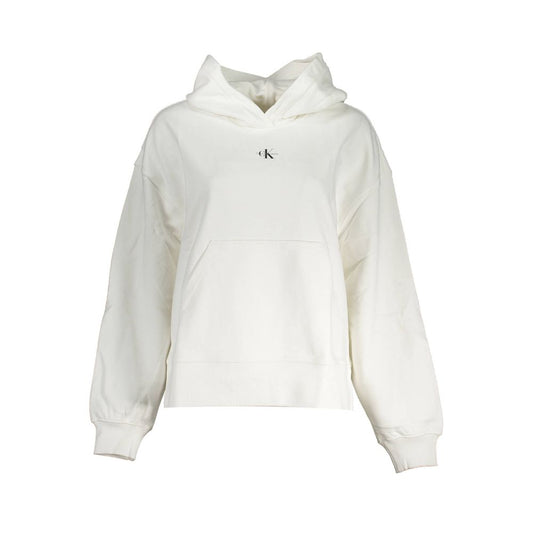 Calvin Klein White Cotton Sweatshirt