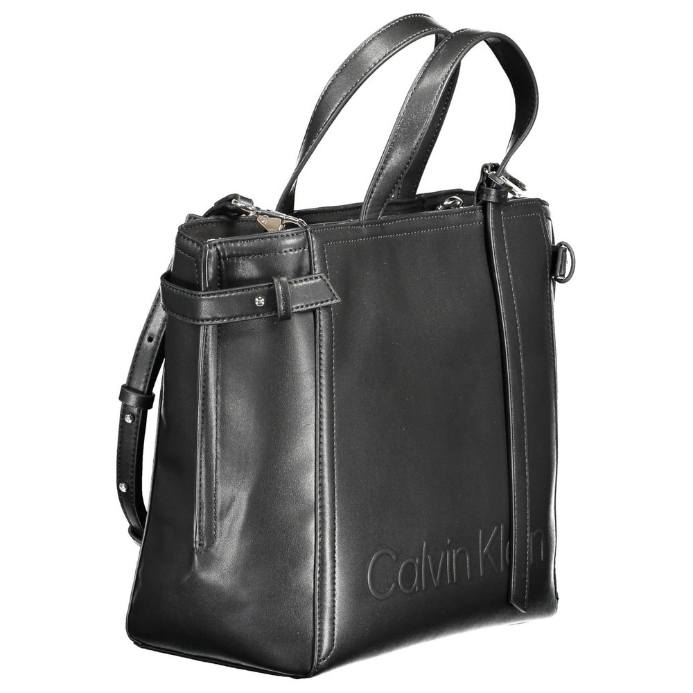 Calvin Klein Black Polyester Handbag