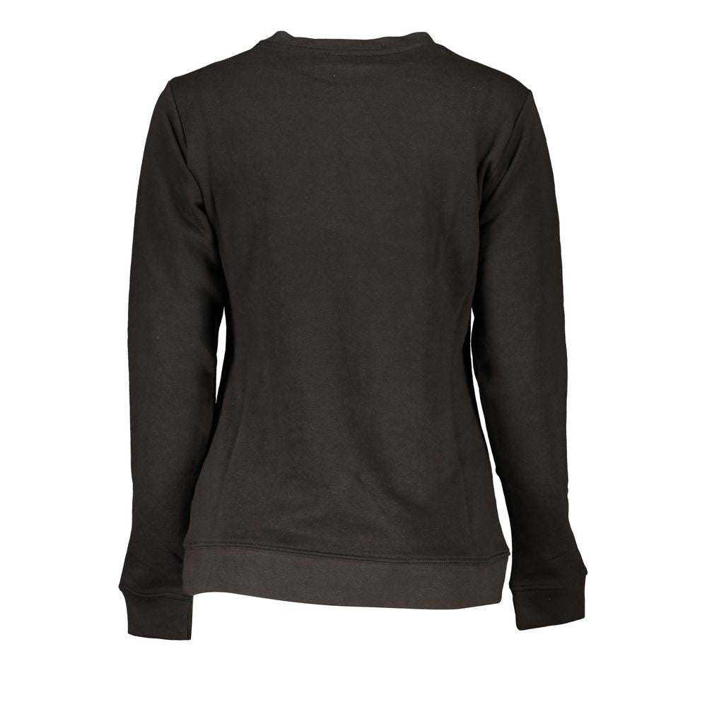 Cavalli Class Black Cotton Sweatshirt