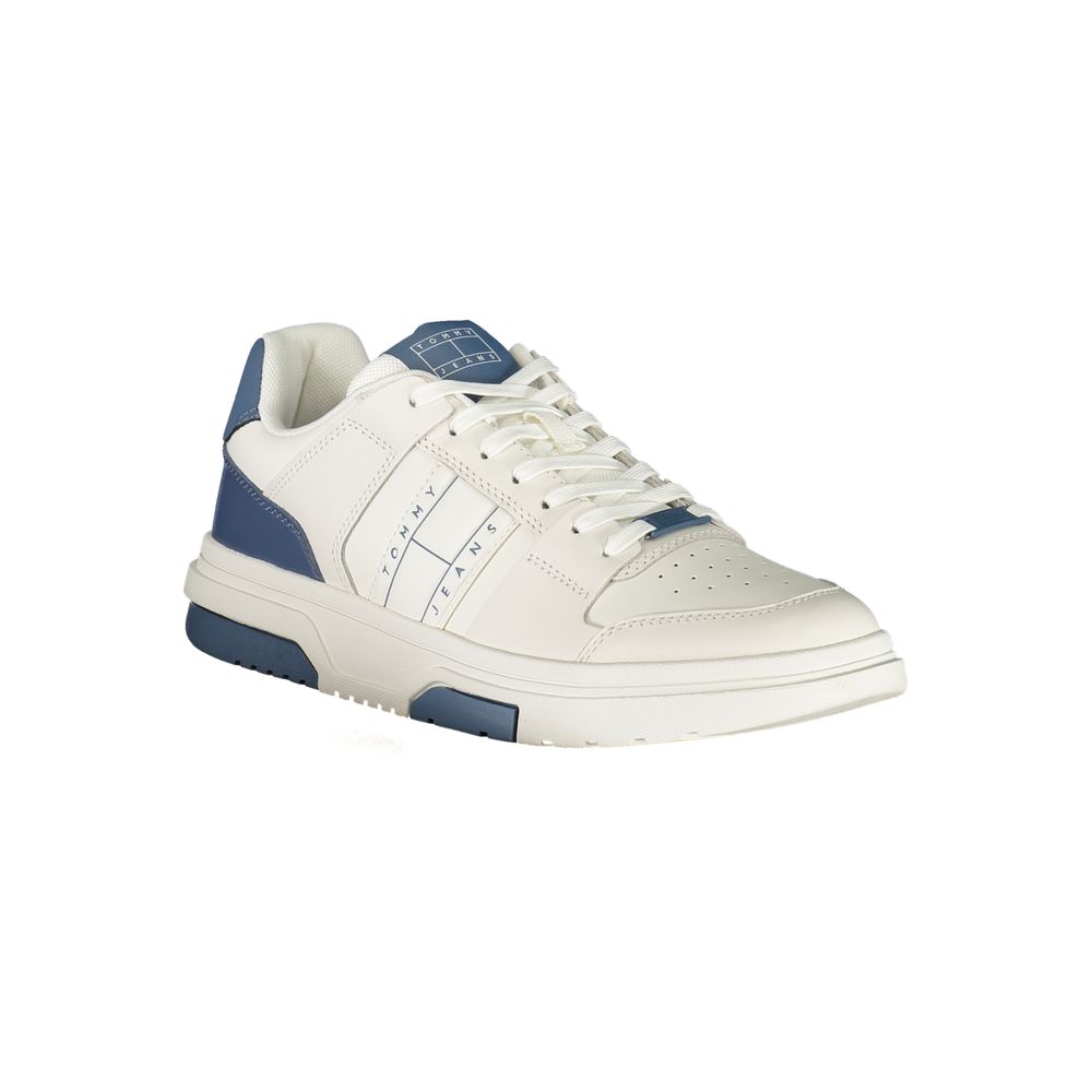 Tommy Hilfiger Bianco Polyurethane Men's Sneaker