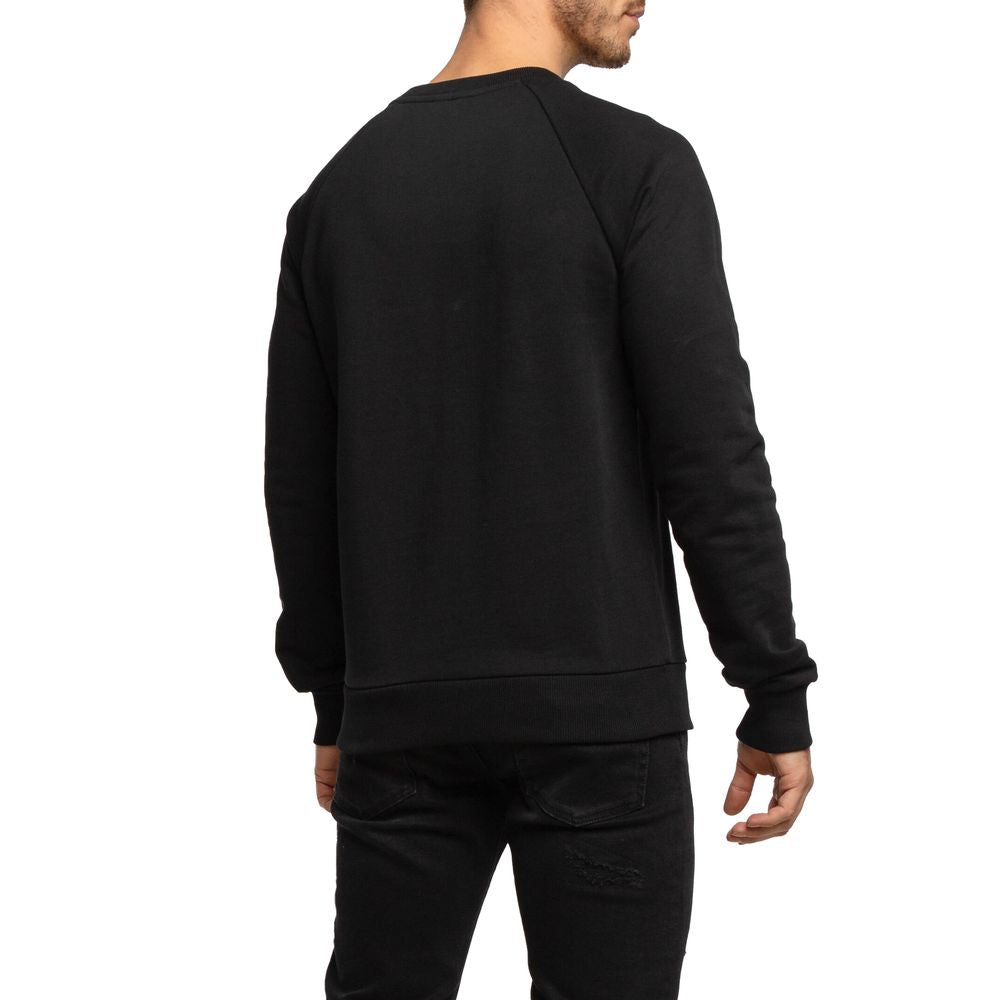 Black Cotton Sweater