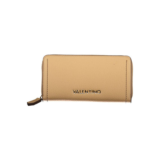 Beige Polyethylene Women Wallet