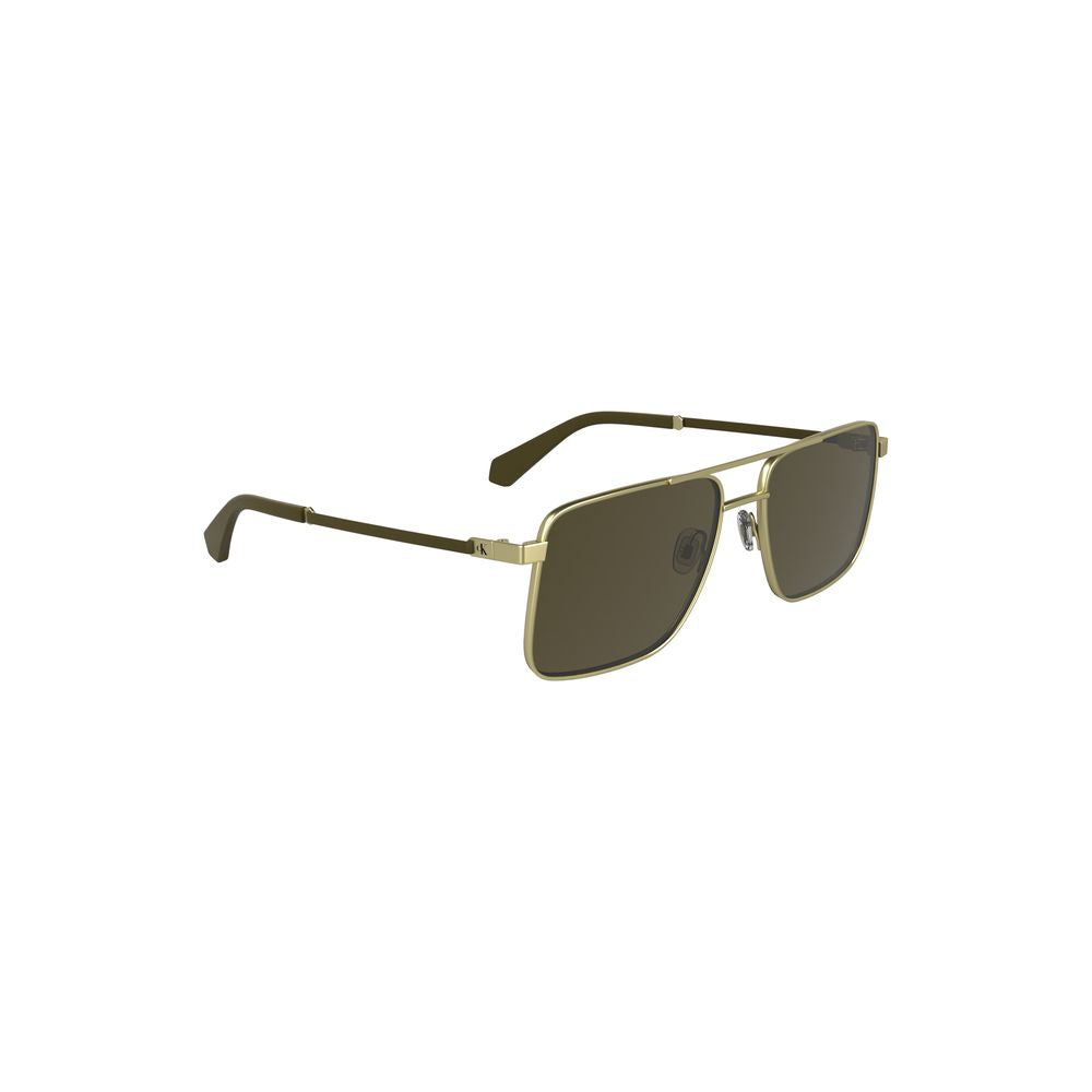Calvin Klein Gold Metal Sunglass