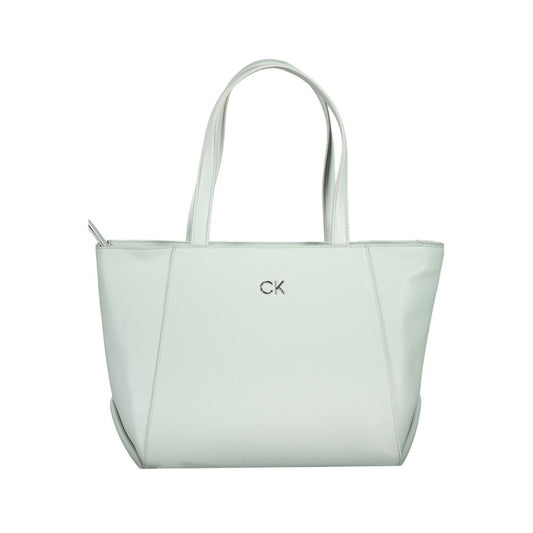 Calvin Klein Blue Polyethylene Handbag