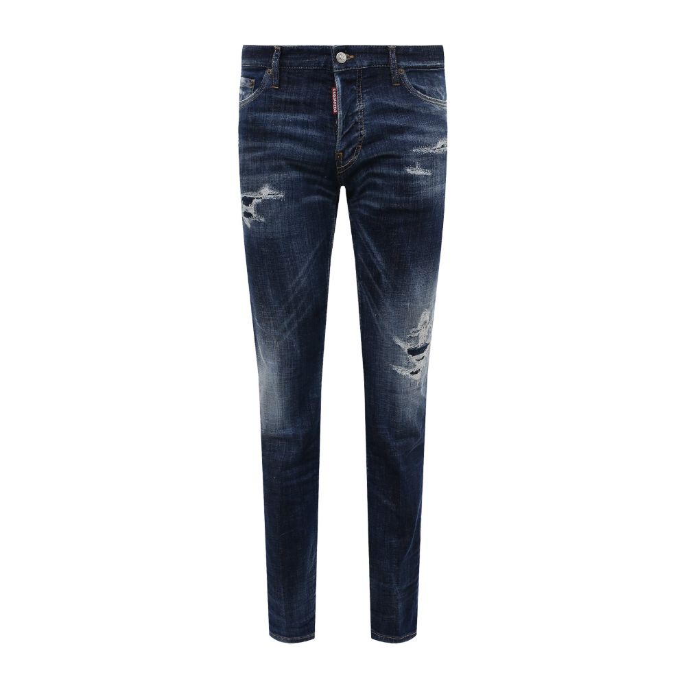 Dsquared² Blue Cotton Jeans Denim