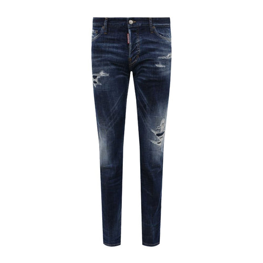 Dsquared² Blue Cotton Jeans Denim