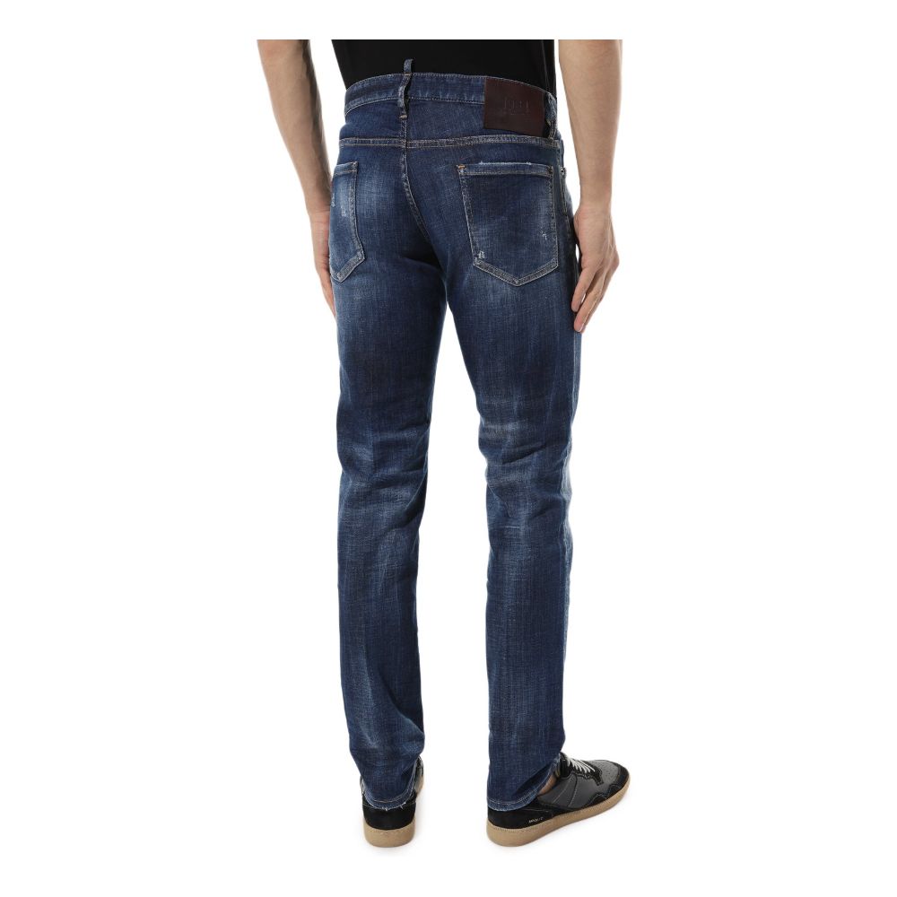 Dsquared² Blue Cotton Jeans Denim