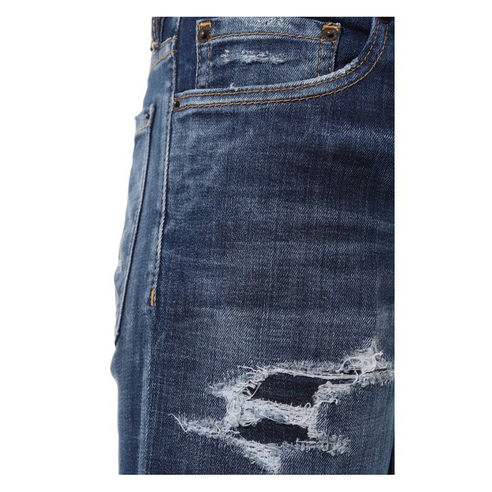 Dsquared² Blue Cotton Jeans Denim