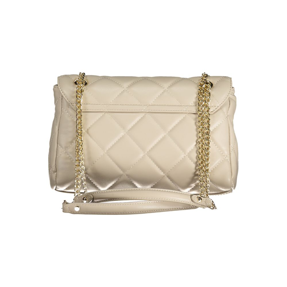 Beige Polyethylene Handbag
