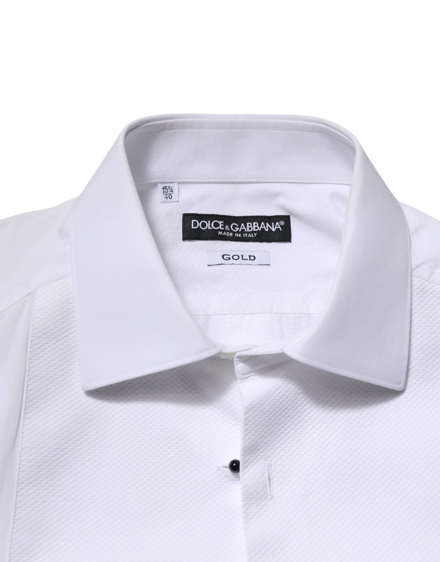 White GOLD Long Sleeve Dress Men Formal Shirt