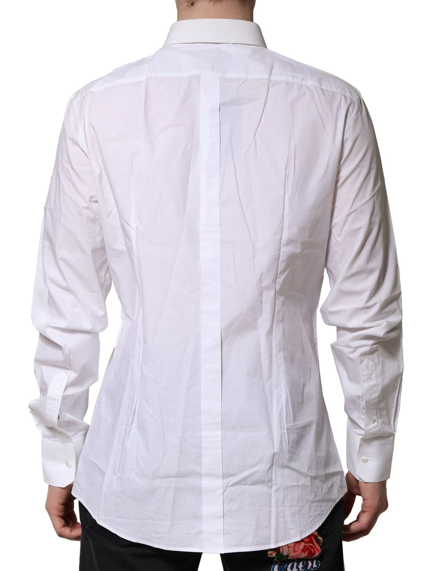 White GOLD Cotton Long Sleeves Formal Shirt