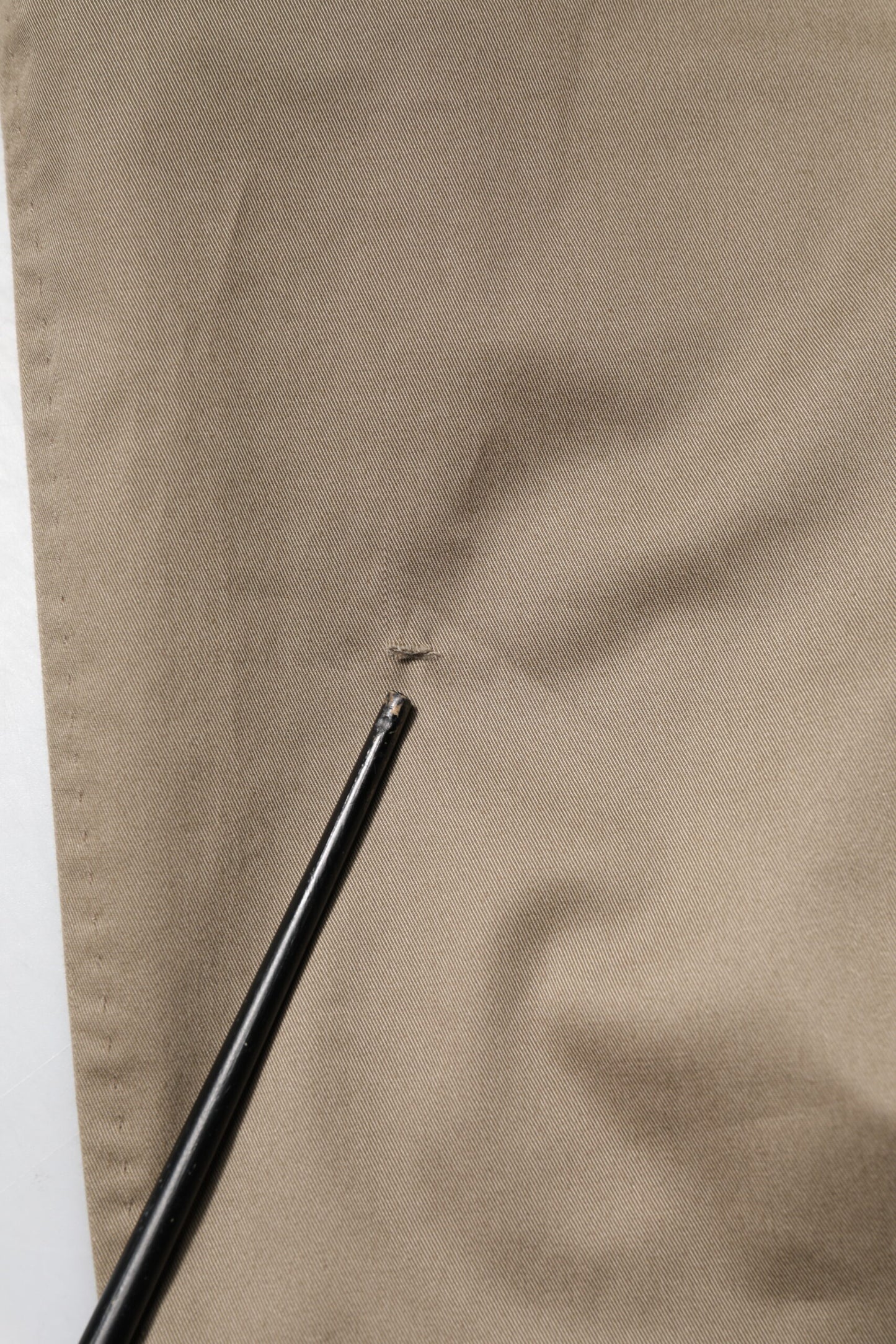 Brown Cotton Formal Men Slim Pants