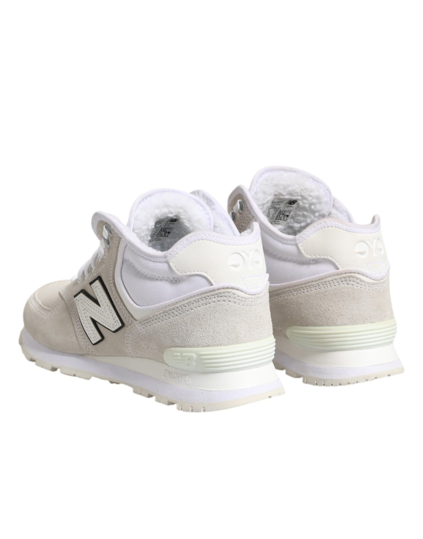 New Balance Off White Suede Sneakers Shoes