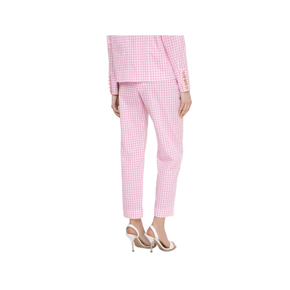 Pink Cotton Jeans & Pant