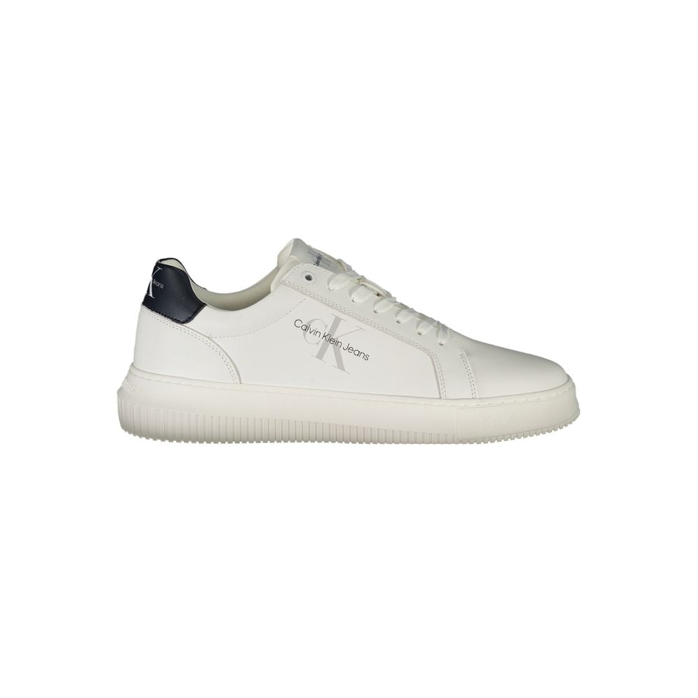 Calvin Klein White Polyester Sneaker