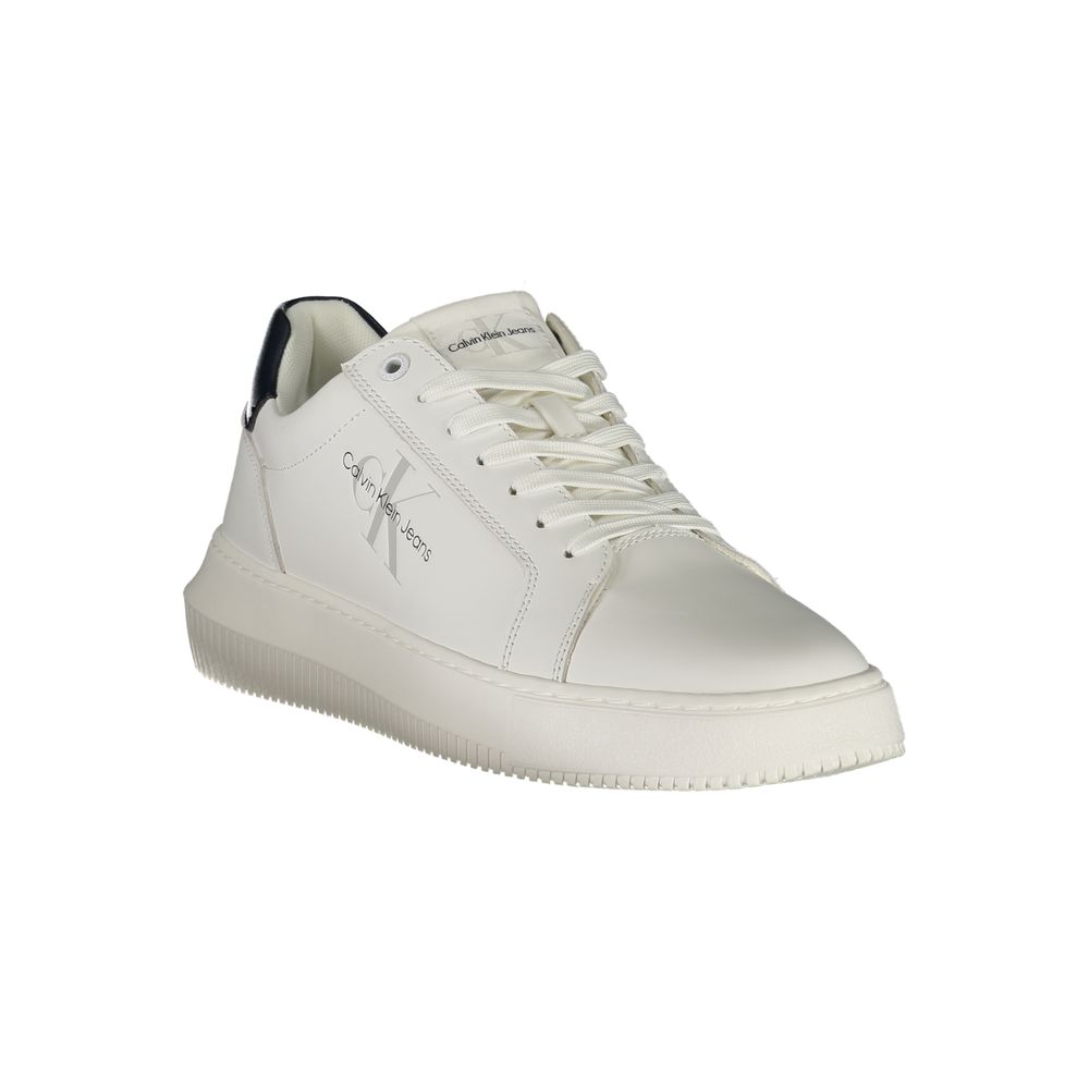 Calvin Klein White Polyester Sneaker