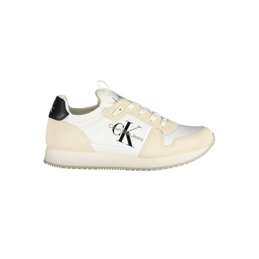 Calvin Klein White Polyester Sneaker