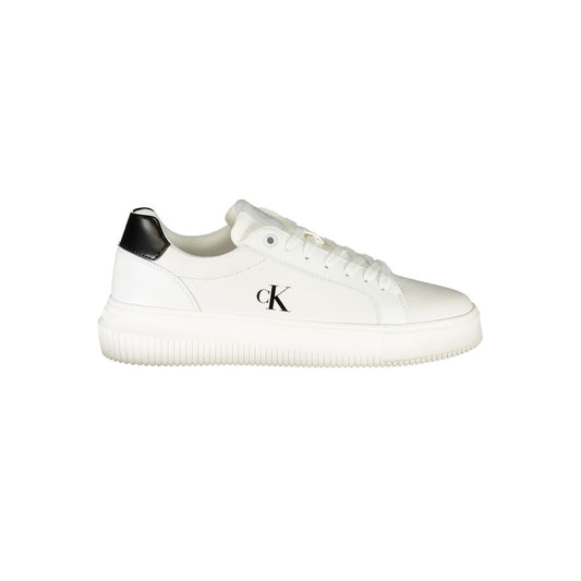 Calvin Klein White Polyester Sneaker