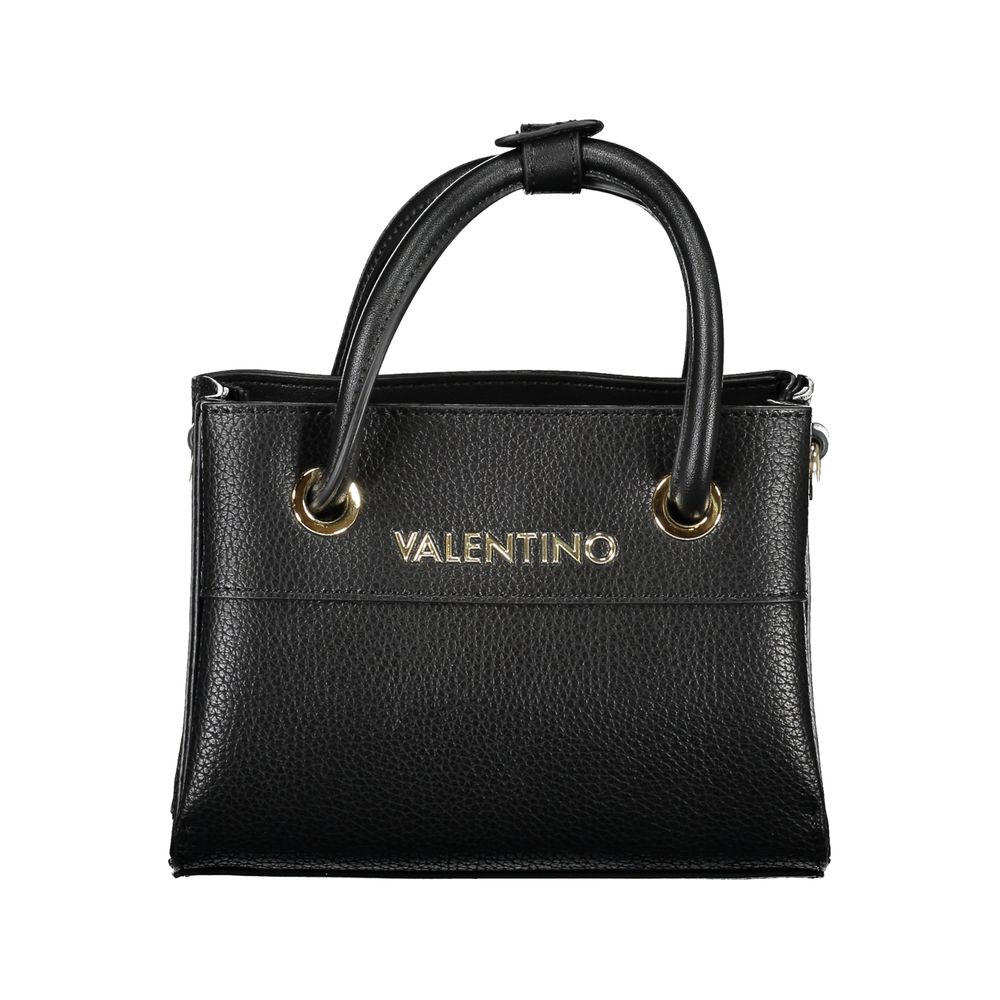 Black Polyethylene Women Handbag