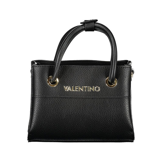 Black Polyethylene Women Handbag