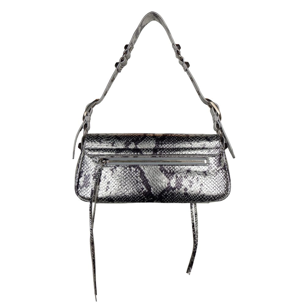Gray Calfskin Handbag