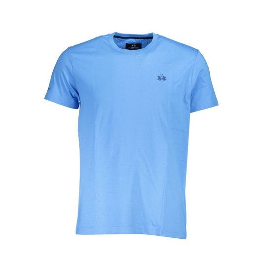 La Martina Blue Cotton T-Shirt