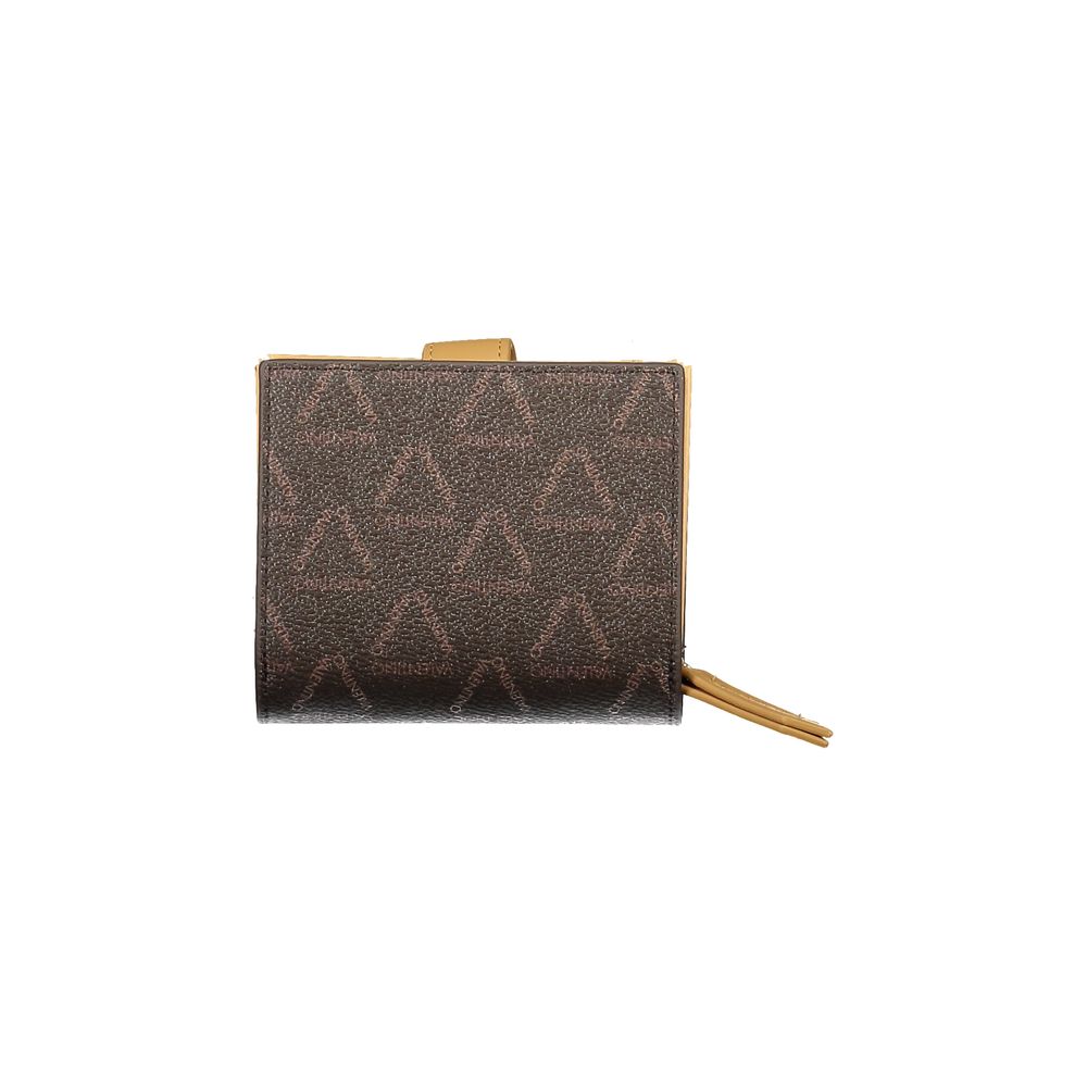 Brown Polyethylene Women Wallet