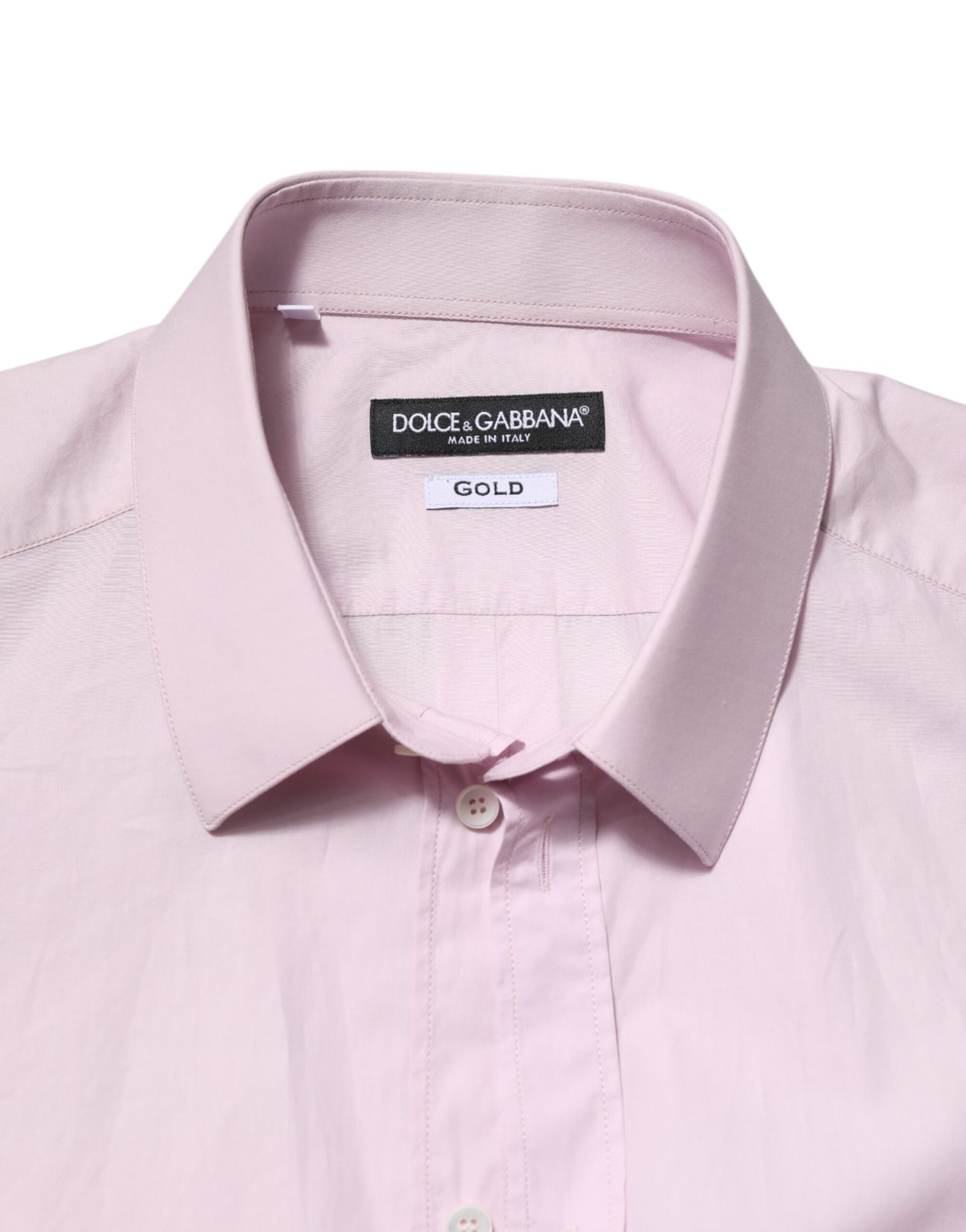 Pink Cotton GOLD Long Sleeves Dress Shirt