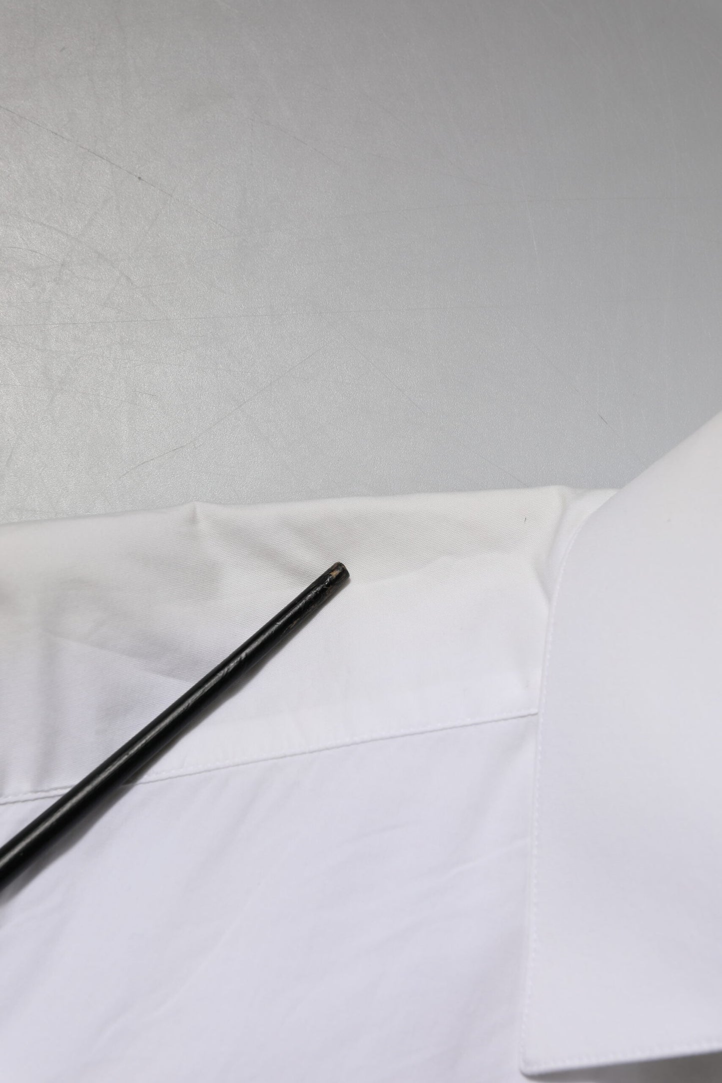 Dolce & Gabbana White Cotton GOLD Long Sleeves Dress Shirt