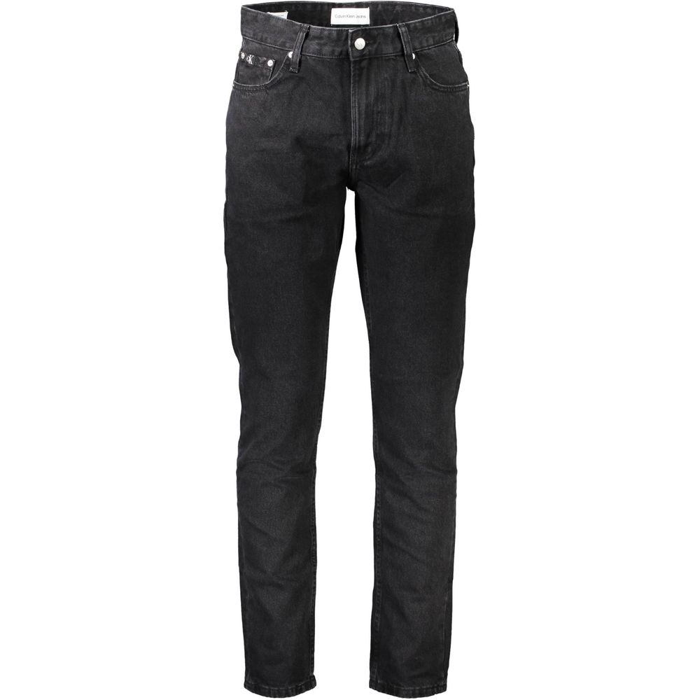 Calvin Klein Black Cotton Jeans Denim